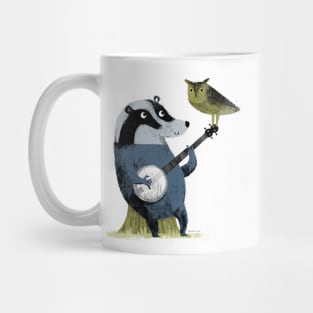 Badger and Owl Mug